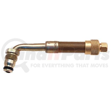 Haltec WH-300-J-650 Tire Valve Stem Tire Valve Stem - 3.125" Length, Large Bore, Single 80-deg Bend, Swivel