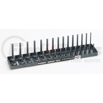 Hansen Global 3802 3/8" Drive Metric Socket Holder