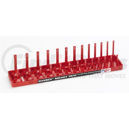 Hansen Global 3801 3/8" Drive SAE Socket Holder (Sockets Sold Separately)