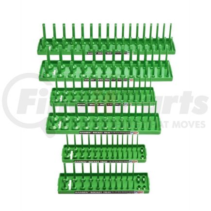 Hansen Global 92001 Socket Tray Six Pack - Green
