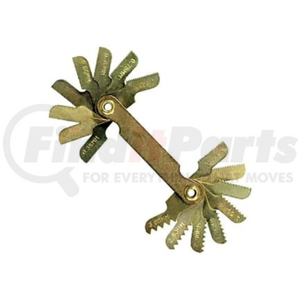 Hanson 12016 Feeler Gauge 16-Leaf Metric Thread Pitch Gauge, Thread Pitch Gauges