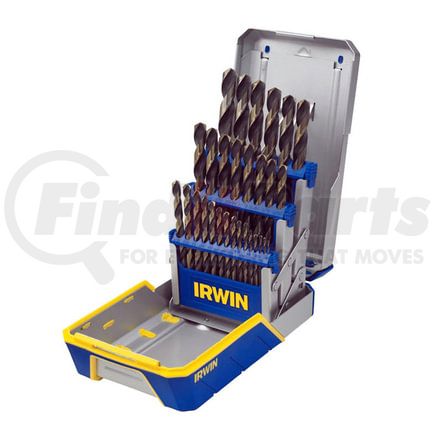 Hanson 3018005 Drill Bit Set 29 Piece Black and Gold Metal Index Drill Bit Set, Black and Gold Oxide