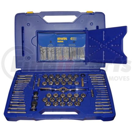Hanson 1813817 Tap and Die Set 116-Piece Mach / Fractional / Metric Plug Tap and 1" Hex Die Set
