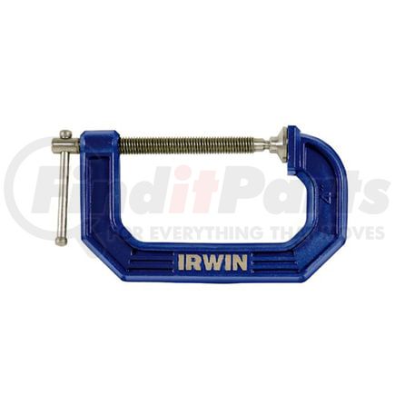 Hanson 225106 Safety Tool Clamp Quick-Grip C-Clamp with 6" Clamp Capacity and 3-1/2" Throath Depth