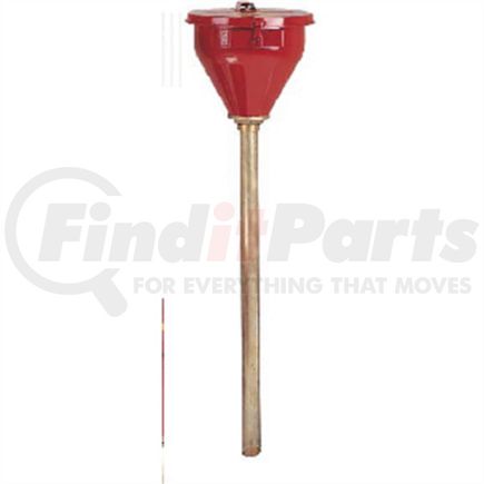 Justrite 08207 Multi-Purpose Funnel Safety Drum Funnel - Steel, 6 in. Flame Arrester, fits 2 in. Bung, for Flammable Liquids