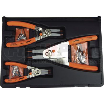 Lang 1465 Pliers 3-Piece Quick Switch Retaining Ring Pliers Set