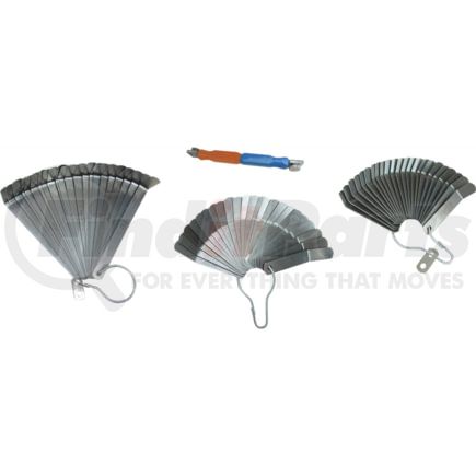 Lang 3079 Multi-Purpose Gauge Master Feeler Gauge Set for H.D. Truck Valve Adj.