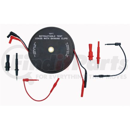 Lang 1176 Electrical Test Leads 7-Pc. Retractable Test Lead Set
