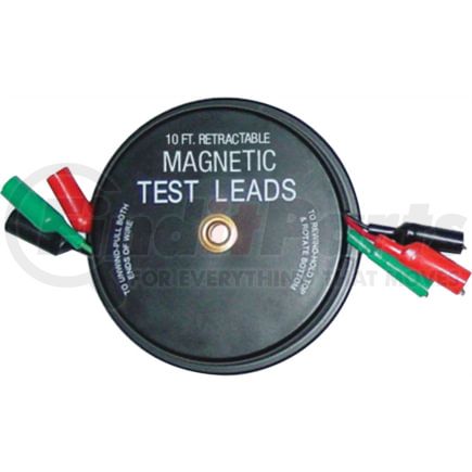 Lang 1135 Electrical Test Leads Magnetic Retractable Test Leads with 3 Leads x 10-ft., 18 Gauge Copper Wire