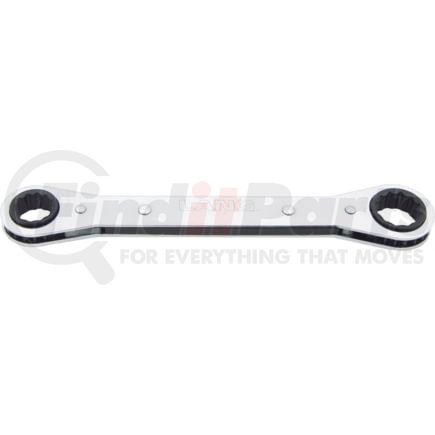 Lang RB2428 Air Ratchet Wrench 3/4" x 7/8" 12-Point Straight Head Reversible Ratcheting Chrome Double Box End Wrench