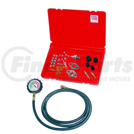 Lang TU-24A-PB Exhaust Backpressure Tester Three-Way Exhaust Back Pressure Kit with 2-1/4" Special Gauge and 6' Hose