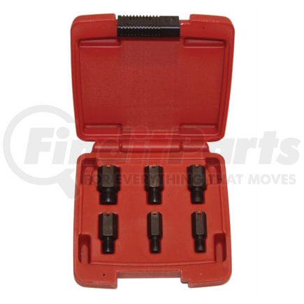 LTI Tools LT993 Thread Repair Tool Set 6-Piece Dual Ended Male and Female Combo Brake Line Cylinder Fitting Rethreading