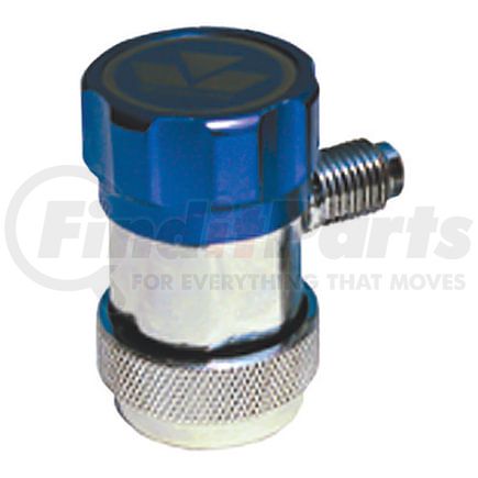 Mastercool 82934-E A/C Service Coupler Low-Side Manual R134a 1/4" Flare Male x 13 mm Quick Coupler