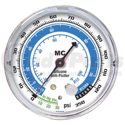Mastercool 85350 Manifold Pressure Gauge R134a and R12 Low-Side Replacement Manifold Gauge, PSI and Fahrenheit