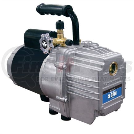 Mastercool 90065 A/C Vacuum Pump 5-CFM Two-Stage Vacuum Pump with 1/4-Inch, 3/8-Inch FL and 1/2-Inch ACME Inlet Ports