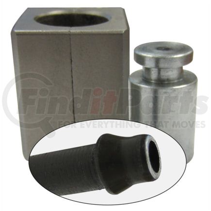 Mastercool 71099-TC 3/8" GM Transmission Cooling Line Die & Adapter Set