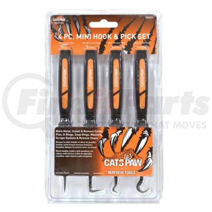 Mayhew Tools 60003 4 Pc. Mini Hook & Pick Set