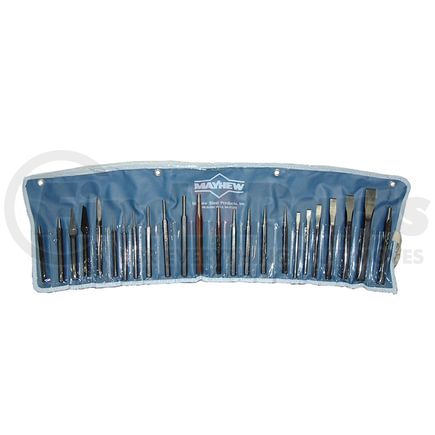 Mayhew Tools 61050 Chisel 24 Pc. Punch and Chisel Set