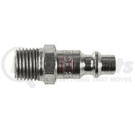 Amflo CP21 Air Tool Plug 1/4" MNPT Steel Plug, 1/4" Industrial Interchange Design, 300 PSI, 10/box