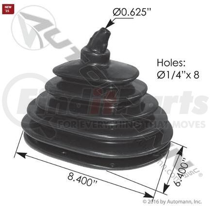 Automann 562.7560 Transfer Case Shifter Boot Transfer Case Shifter Boot for IHC