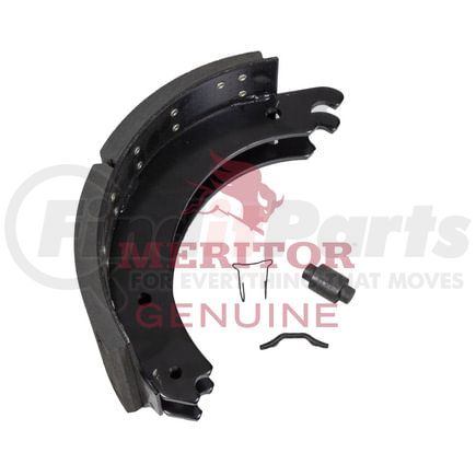 AxleTech 322201009A03 Drum Brake Shoe and Lining Assembly Shoe, Lining and Roller Assembly