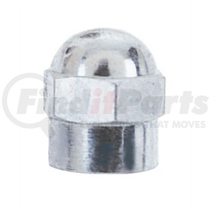 Haltec N-1202 Tire Valve Stem Cap Tire Valve Stem Cap - Chrome-Plated, Hex, for Standard Bore Valves