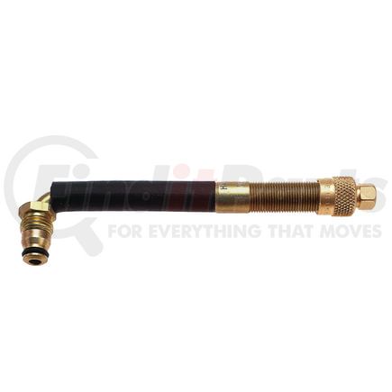 Haltec WH-45-4 Tire Valve Stem Tire Valve Stem - 4" Length, Large Bore, Single 90-deg Bend, Swivel