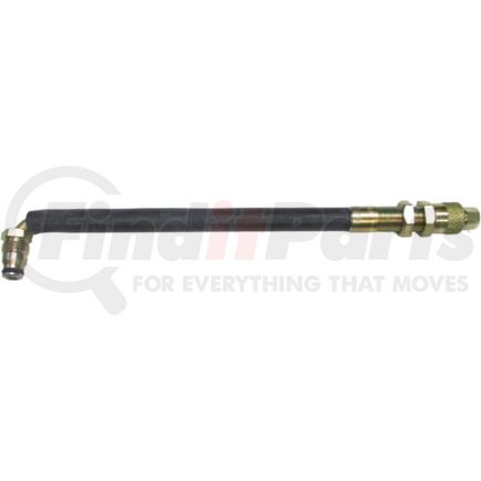 Haltec WH-45-8 Tire Valve Stem Tire Valve Stem - 8" Length, Large Bore, Single 90-deg Bend, Swivel