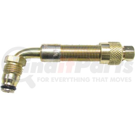 Haltec WH-300-J-653 Tire Valve Stem Tire Valve Stem - 2.5" Length, Large Bore, Single 80-deg Bend, Swivel