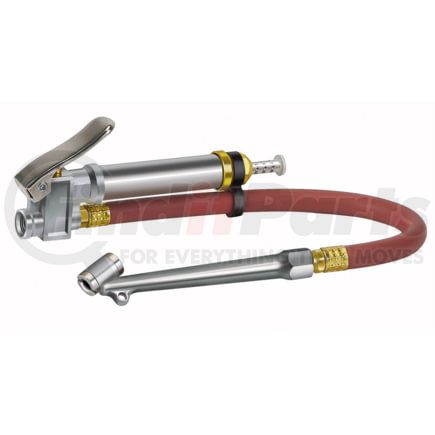 SG Tool Aid 65100 Tire Inflation System Tire inflator with Gage, Chrome Plated Dual Head Chuck On 12" Hose