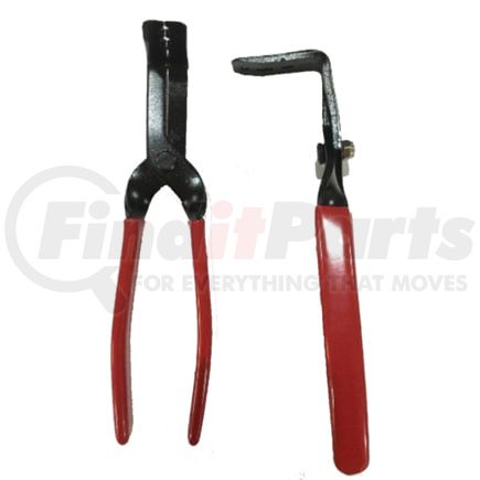 Steck 21725 Right Angle Sure Grip Trim Clip Pliers with Textured Handle, Hardened Steel Tapered End