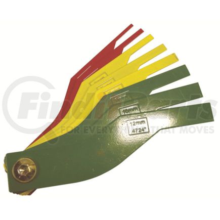 Steelman 97844 Drum Brake Shoe Lining 8-Piece Brake Lining Thickness Gauge