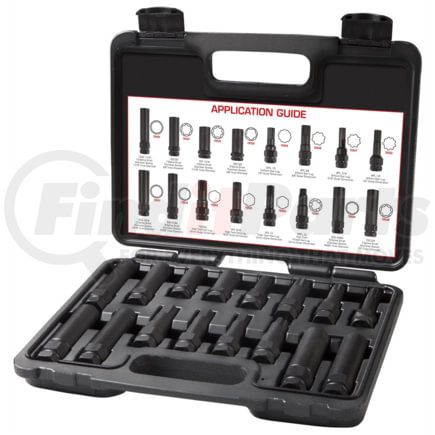 Steelman 78537 Wheel Lug Nut Removal Kit 16 Piece Locking Lug Nut Master Key Set