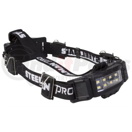 Steelman 78834 Headlight Slim Profile Rechargeable LED 250-Lumen Motion Activated Headlamp