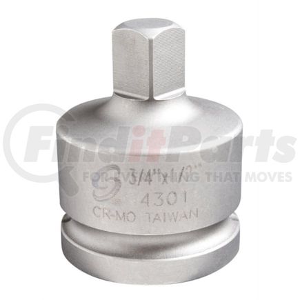 Sunex Tools 4301 Socket 3/4 in. Female to 1/2 in. Male Impact Socket Adapter in Chrome Molybdenum Alloy Steel