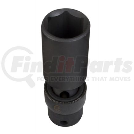 Sunex Tools 315UMD Socket 15 mm x 3/8" Drive 6-Point Universal Deep Impact Socket in Chrome Molybdenum, Radius-Corner Design