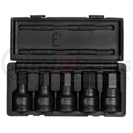 Sunex Tools 4506 Socket Set 3/4" Dr SAE Hex Dr Impact Socket Set, 5Pc