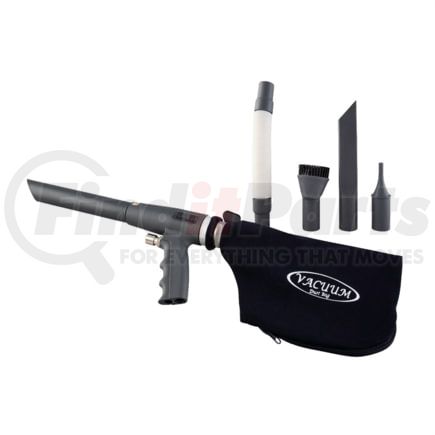 Sunex Tools SX1000 Air Blow Gun Dual-Function Power Vacuum and Blower w/ Lightweight Composite Housing and Zippered Non-Woven