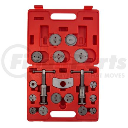 Sunex Tools 3930 Disc Brake Caliper Piston Tool 18-Piece Master Brake Caliper Tool Set with Drive Keys and Adapters with