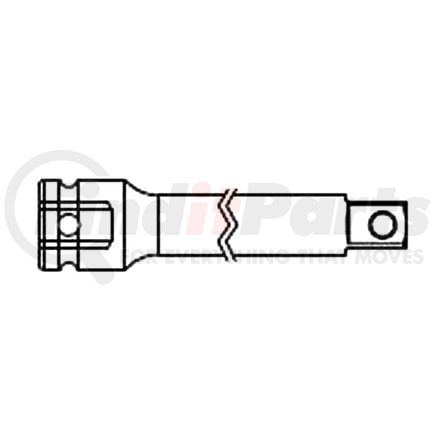 Sunex Tools 2536T Socket 36" x 1/2" Female to 3/8" Male Transmission Impact Extension in Chrome Molybdenum Alloy Steel
