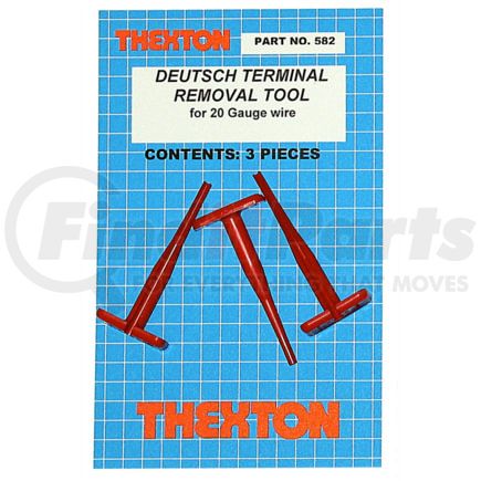 Thexton 582 Deutsch Terminal Release Tool Red Deutsch Terminal Removal Tool for 20-Gauge Wire