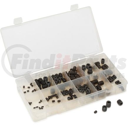 Titan 45235 Socket Assembly 160 Pc. SAE Socket Head Set Screw Assortment Assembly Ideal for Professional Shop Tools and