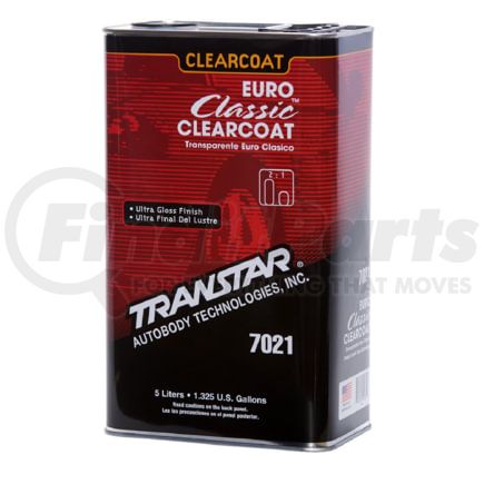 Transtar 7021 Clearcoat Euro Classic Clearcoat, 5 Liter