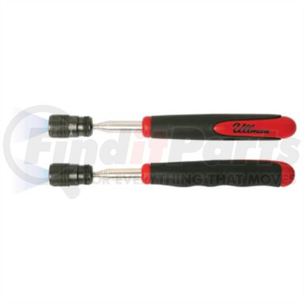 Ullman Devices HTLP-2 Magnetic Pickup Tool LED Lighted Telescoping Magnetic Pick-Up Tool, Lifts 8 lbs, 8 to 32-3/4 Inch