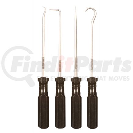 Ullman Devices PSP-4 Hook and Pick Set 4-Pieces High Carbon Steel Individual Small Component Hook and Pick Set