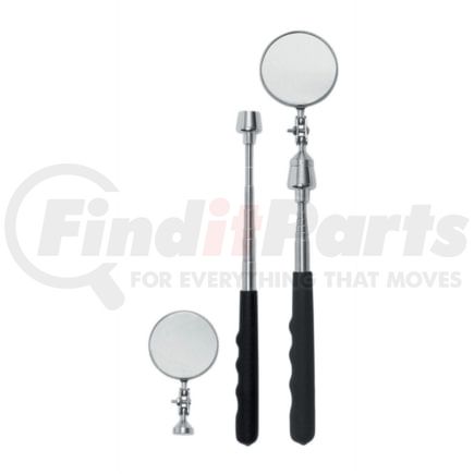 Ullman Devices GMC-2 Magnetic Pickup Tool MegaMag Telescoping Dual Tool Pick-Up Magnet with 2-3/8 Inch Mirror
