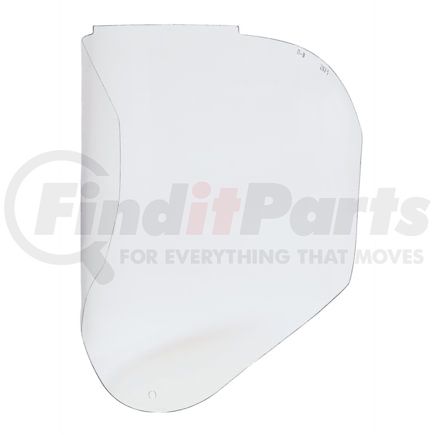 UVEX S8550 Visor - Clear, Uncoated, Polycarbonate, 9-1/2" Height, 0.04" Thickness, 14-1/4" Width