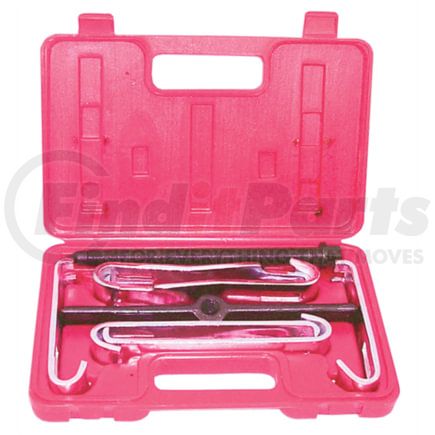 V8 Hand Tools 4205 Gear Puller 7-Pieces Straight Bar Puller Set, 5-Ton Capacity, Chrome Plated
