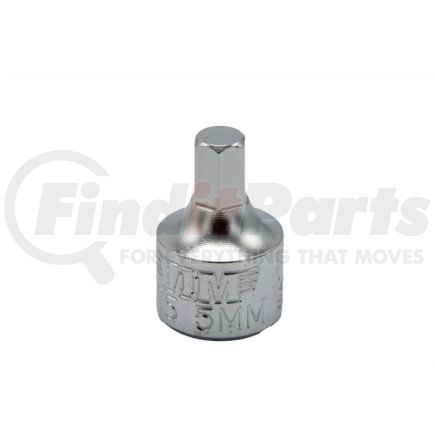 Vim Tools SHM405 Driver Bit Set 5-Piece Metric Stubby Hex Socket Driver Set 1/4 In. Drive Forged Alloy Steel
