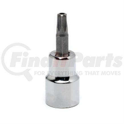 Vim Tools PFC4TR15 Socket Driver Bit TR15 Tamper Proof Security Stubby Torx Bit 1/4 In. Drive Chrome Plated Socket